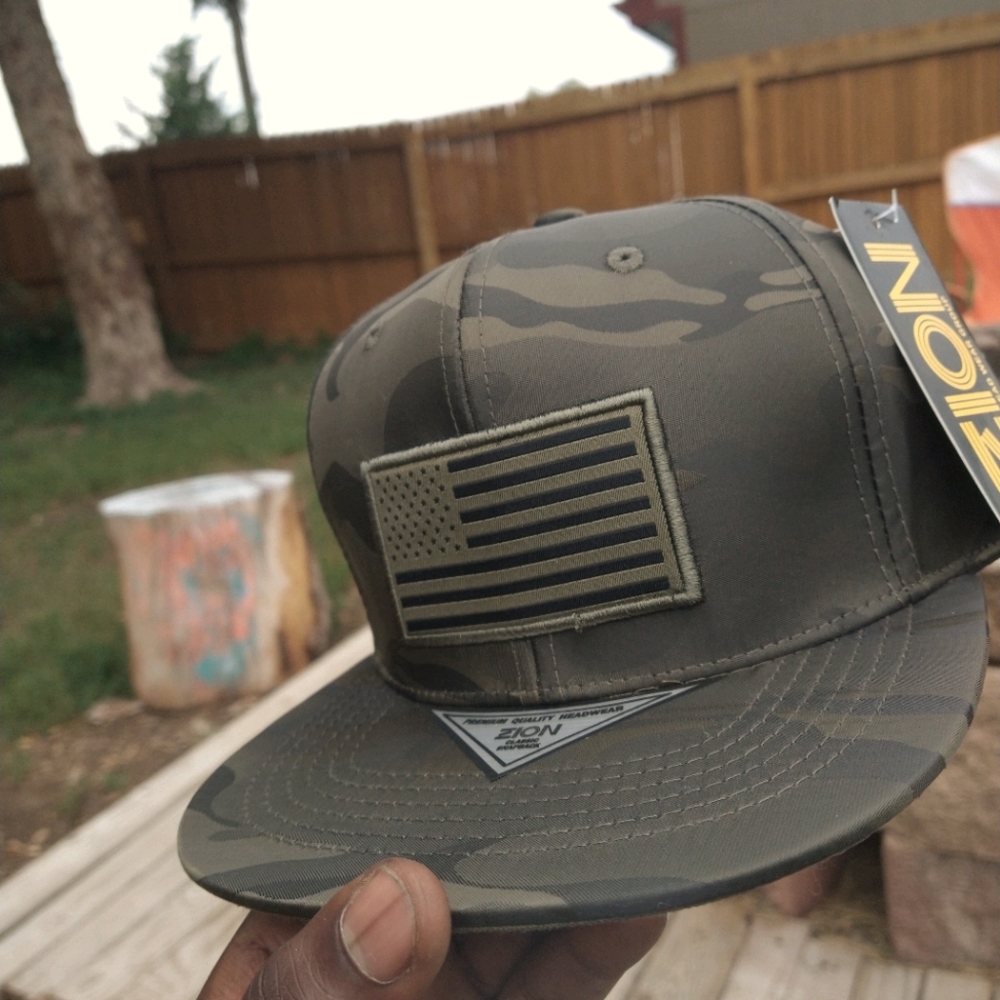 American flag cap